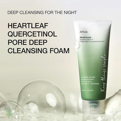 Anua Heartleaf Quercetinol Pore Deep Cleansing Foam 150ml (+25ml)