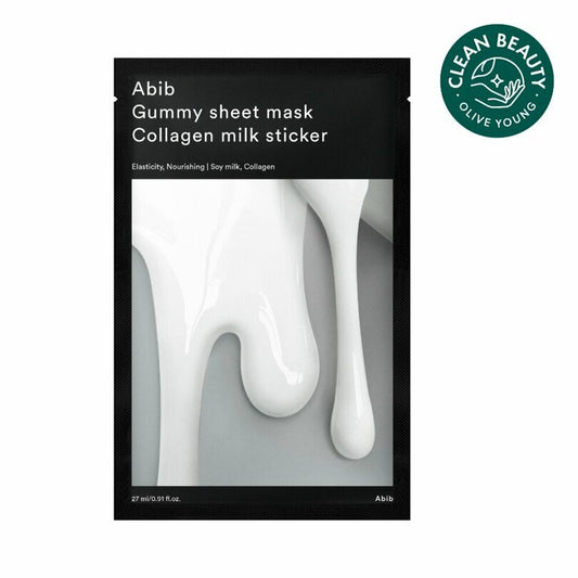 Abib Gummy Sheet Mask Collagen Milk Sticker 1P_Masks_#product_Daeun