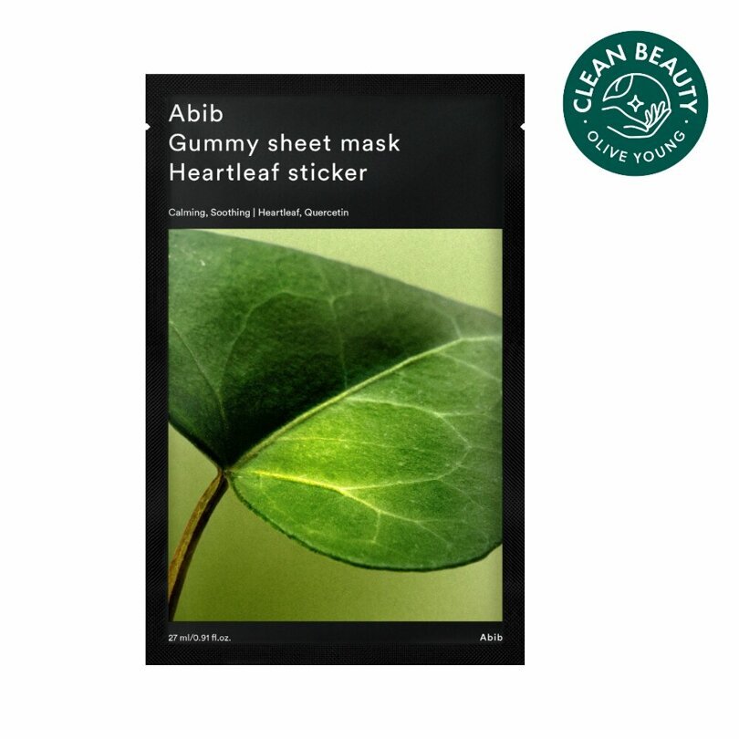 Abib Gummy Sheet Mask Heartleaf Sticker 1P_Masks_#product_Daeun