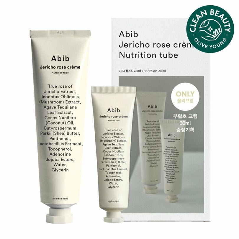 Abib Jericho Rose Cream Nutrition Tube 75mL + 30mL Special Set_Skincare_#product_Daeun