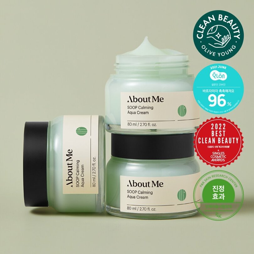 AboutMe Soop Calming Aqua Cream 80mL_Skincare_#product_Daeun