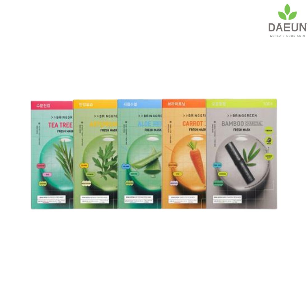 BRINGGREEN Fresh Mask Sheet 1P 5 Options To Choose_Facial Mask_#product_Daeun