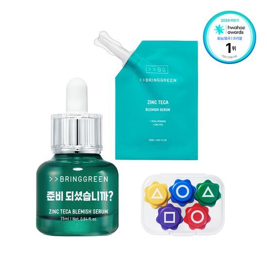 BRINGGREEN_Gonggi Nori Edition Zinc Teca Trouble Serum 25mL_#Korean Skincare