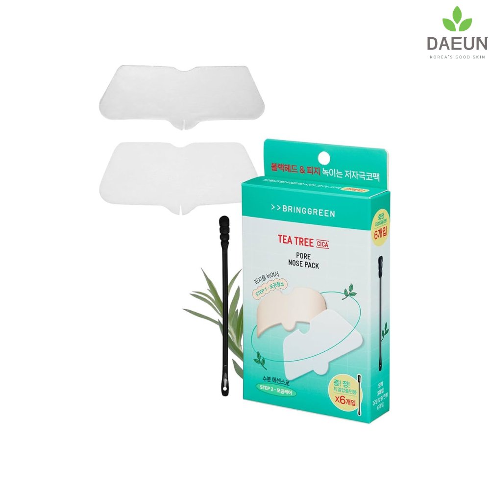 BRINGGREEN Tea Tree Cica Pore 3 Pack 1+1_Facial Mask_#product_Daeun