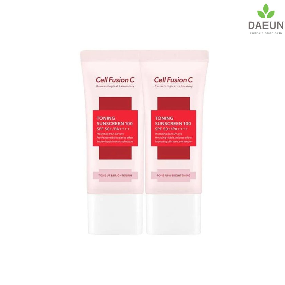 Cell Fusion C Toning Sunscreen Twin Pack SPF50+/PA++++ (35ml + 35ml)_Sunscreen_#product_Daeun