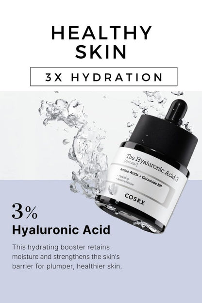 COSRX The Hyaluronic Acid 3 Serum 20ml | Koreanskincare