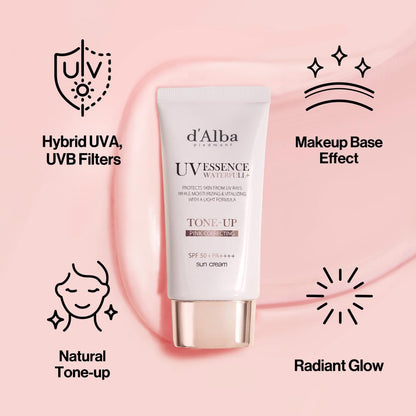 d'Alba_Waterfull Tone - Up Sun Cream 50mL Double Set (+20mL)_Koreanskincare