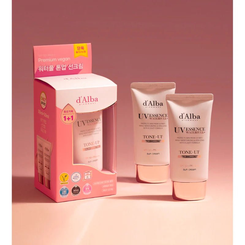 d'Alba_Waterfull Tone - Up Sun Cream 50mL Double Set (+20mL)_Koreanskincare