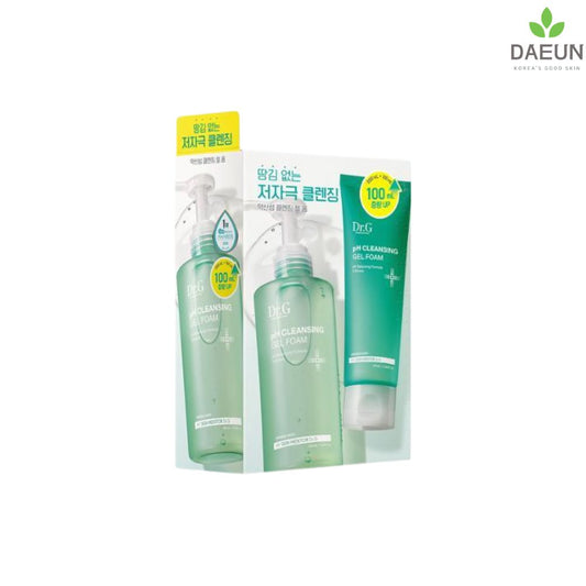 Dr. G pH Cleansing Gel Foam Special Set (200mL+100mL) (NEW)_Cleansers_#product_Daeun