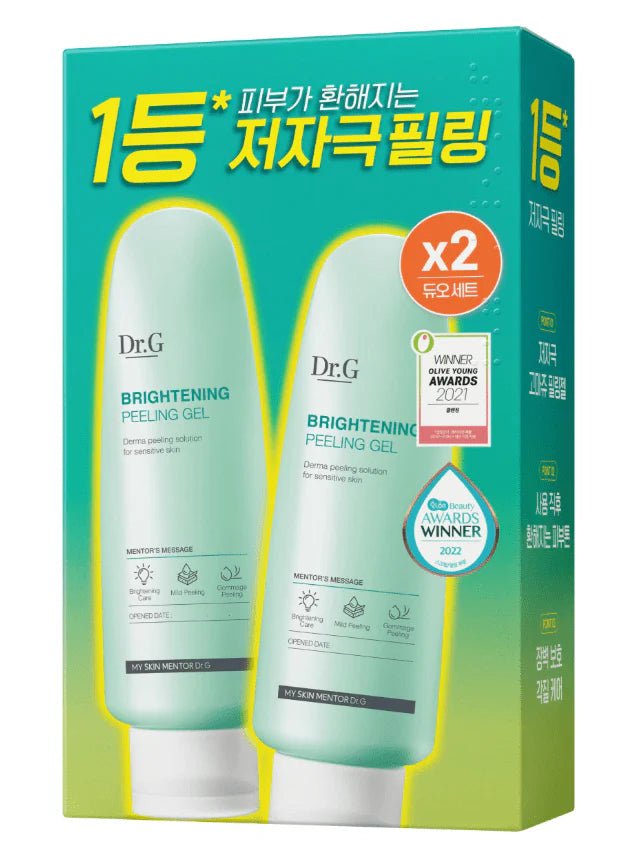 Dr.G_Brightening Peeling Gel 120g (+Peeling Gel 60g + Barrier D Daily Lotion 2mL)_Koreanskincare