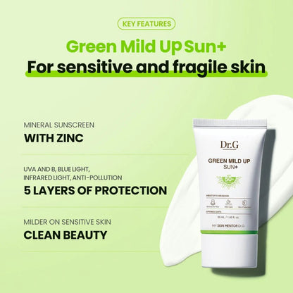 Dr.G_Green Mild Up Sun+ 50ml 1+1 Set_Koreanskincare