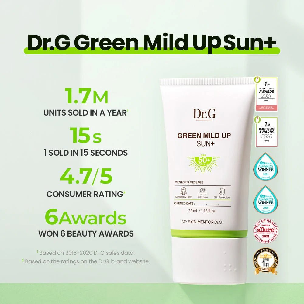 Dr.G_Green Mild Up Sun+ 50ml 1+1 Set_Koreanskincare