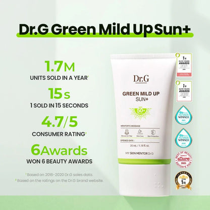 Dr.G_Green Mild Up Sun+ 50ml 1+1 Set_Koreanskincare