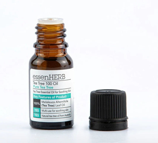 essenHERB_Tea Tree 100 Oil 10mL Special Set (+Cream 10mL+Cotton Swab 50P)_Koreanskincare