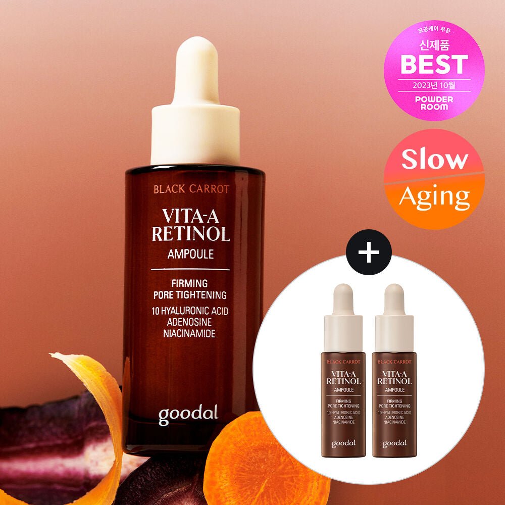 Goodal Black Carrot Vita - A Retinol Firming Ampoule 30ml Set (+ Ampoule 9ml*2ea)_Skincare_#product_Daeun