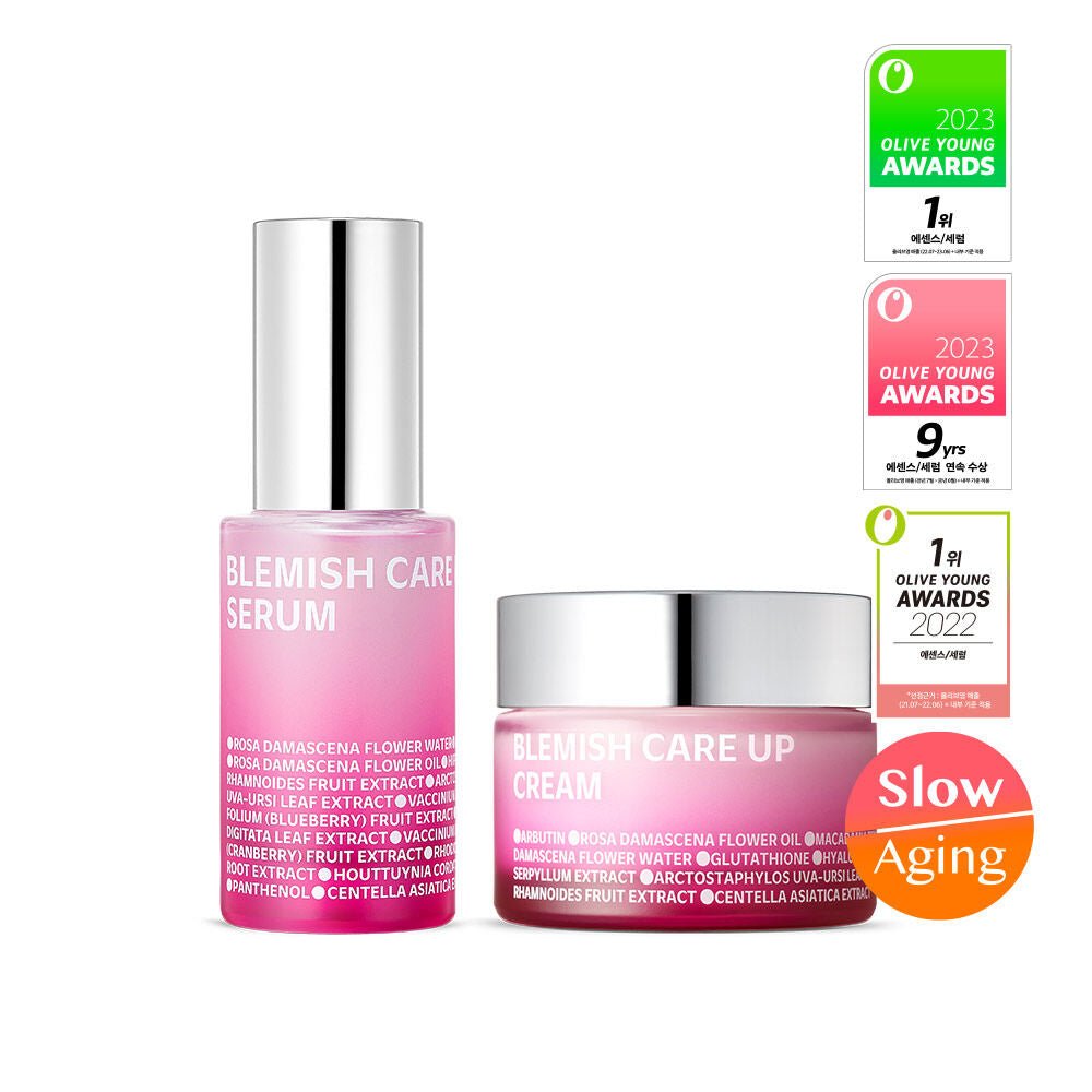 ISOI Blemish Care 2 - Piece Duo Set (Blemish Care Rose Serum 20ml + Blemish Care Cream 35ml)_Skincare_#product_Daeun