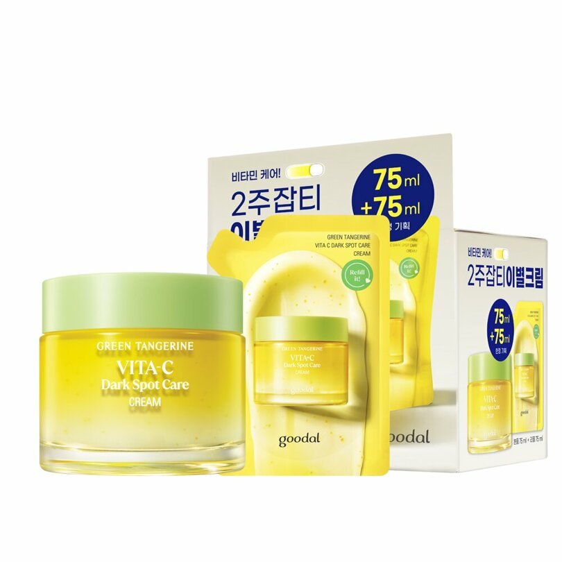 [Limited] goodal Green Tangerine Vita C Dark Spot Care Cream Refill Edition (75mL + 75mL Refill)_Skincare_#product_Daeun