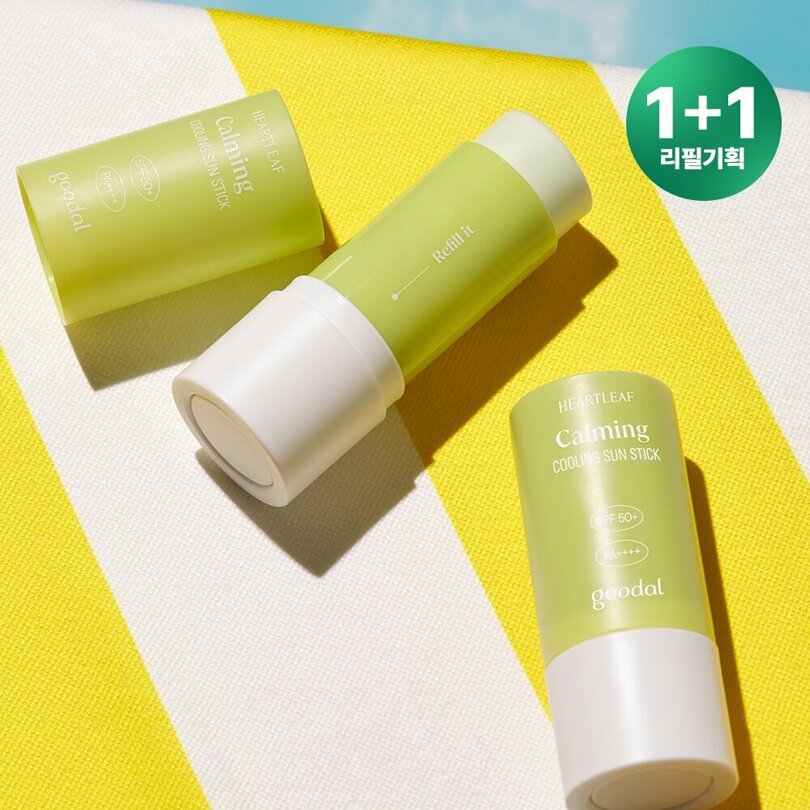 [Limited Set] goodal Heartleaf Calming Cooling Sun Stick 1+1 Special Set_Suncare_#product_Daeun