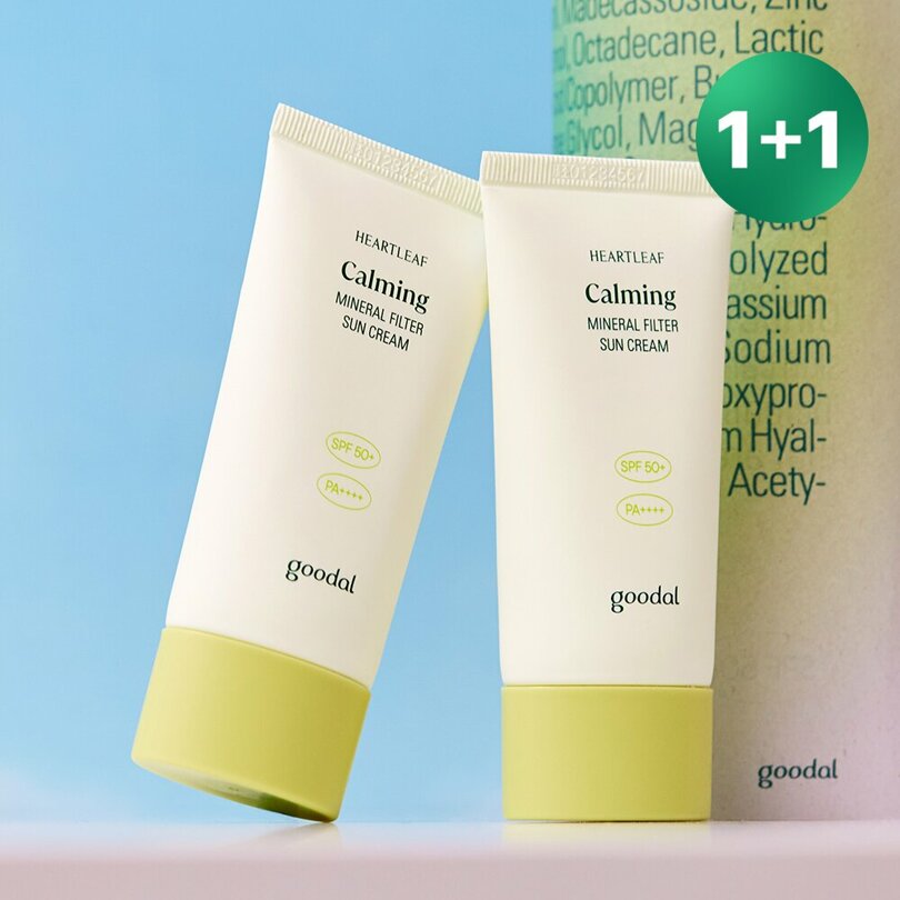 [Limited Set] goodal Heartleaf Calming Mineral Filter Sun Cream 50mL 1+1 Special Set_Suncare_#product_Daeun