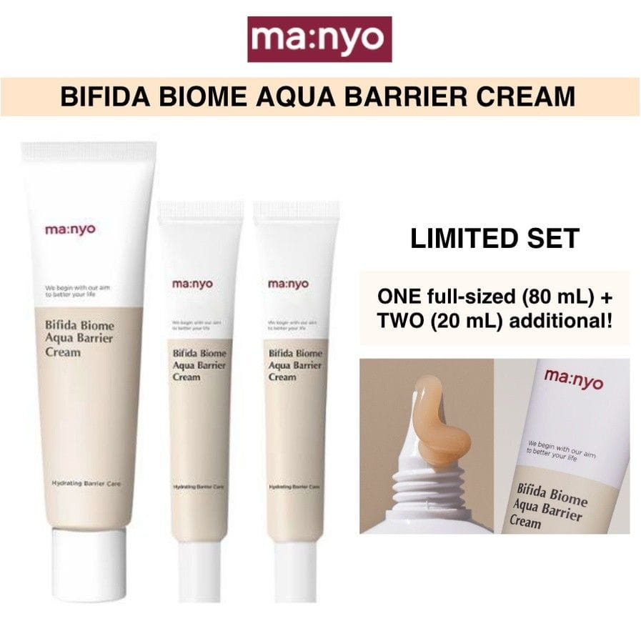 ma:nyo_Bifida Biome Aqua Barrier Cream Special Set (80ml + 20ml x 2ea)_Koreanskincare