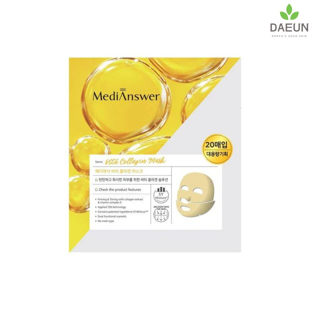 MediAnswer Vita Collagen Mask Sheet 20P_Facial Mask_#product_Daeun