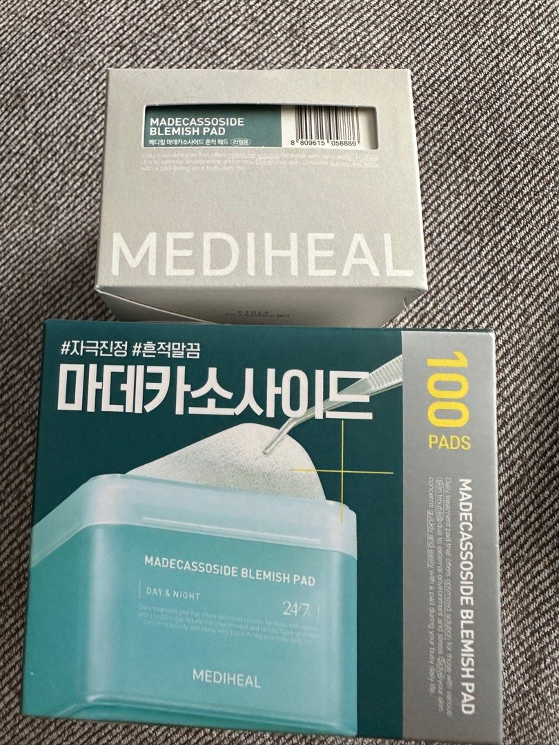 MEDIHEAL_Madecassoside Blemish 100 Pads 1+1 (+14P)_Koreanskincare