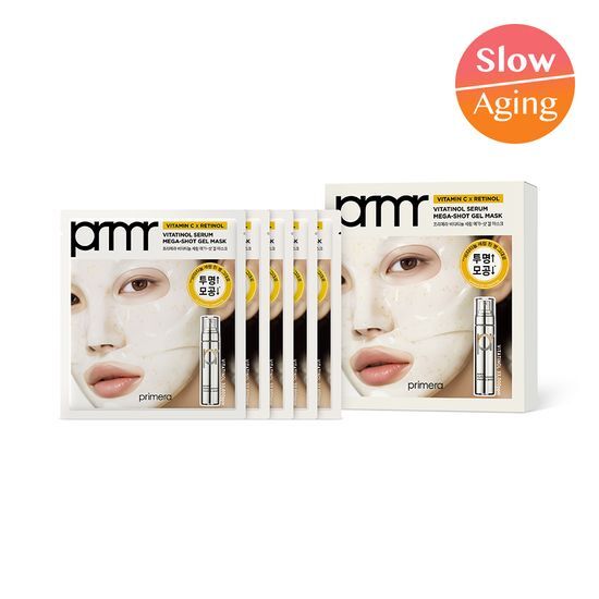 Primera Vitatinol Serum Mega - Shot Gel Mask Sheet 4+1 SET | Koreanskincare