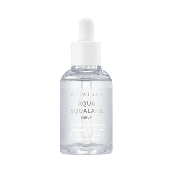 S.NATURE Aqua Squalane Serum 50mL (+50mL Refill + Moisturizing Cream 10mL) | Koreanskincare