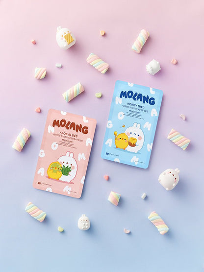 THE FACE SHOP Real Nature Honey Face Mask Set 20gX10ea (MOLANG Edition) | Koreanskincare