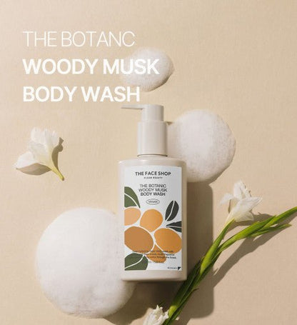 THE FACE SHOP THE BOTANIC WOODY MUSK BODY WASH 350ml | Koreanskincare