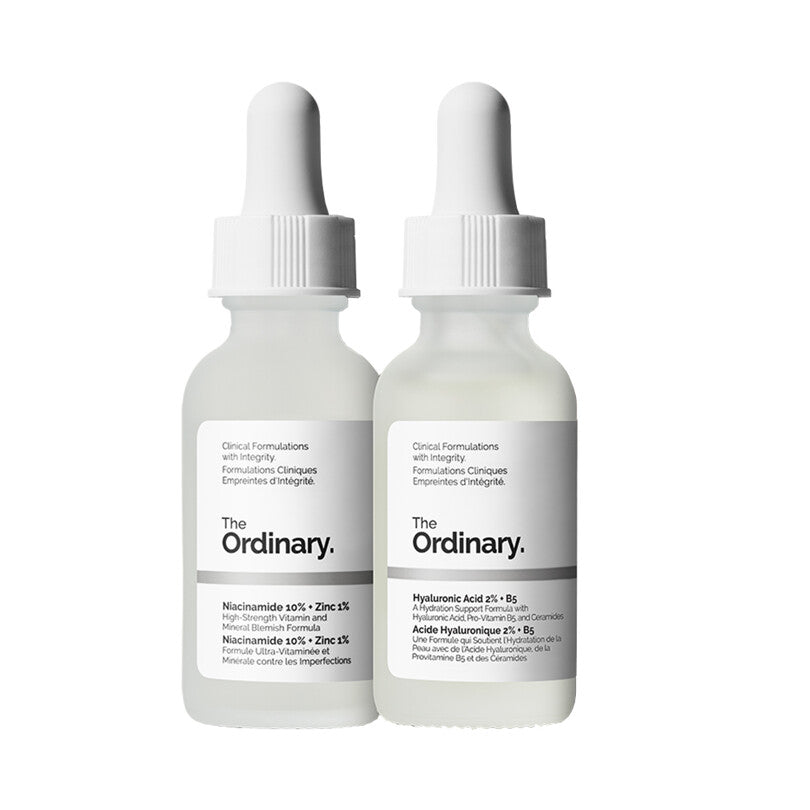 The Ordinary Skin Support Set (Niacinamide 10% + Zinc 1% 30mL, Hyaluronic Acid 2% + B5 30mL)_Skincare_#product_Daeun