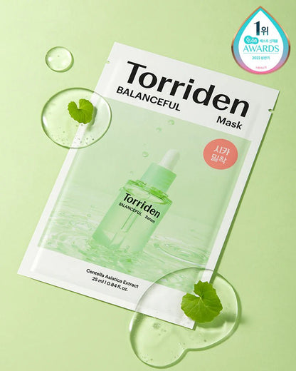 Torriden Balanceful Cica Mask 10 sheets | Koreanskincare