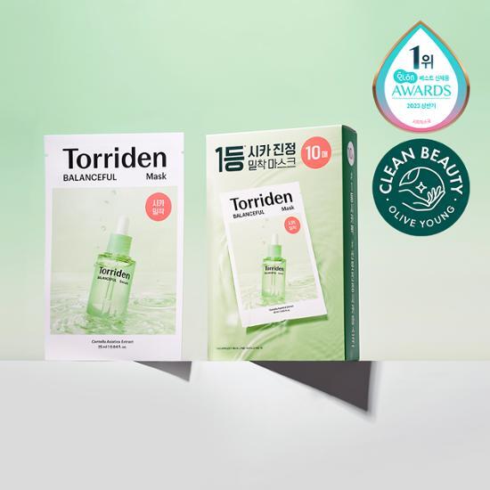 Torriden Balanceful Cica Mask 10 sheets | Koreanskincare