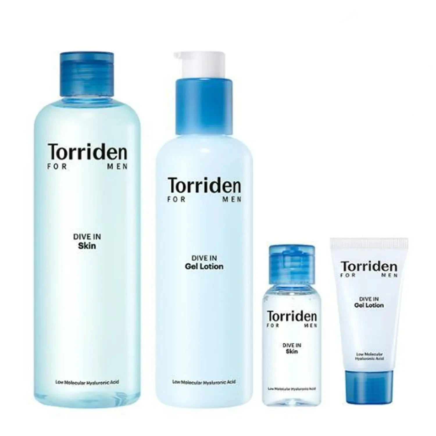 Torriden_Dive In For Men Low Molecular Hyaluronic Acid Skin/Gel Lotion Set (+Skin 30ml+Gel Lotion 20ml)_Koreanskincare