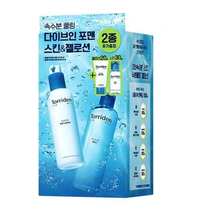 Torriden_Dive In For Men Low Molecular Hyaluronic Acid Skin/Gel Lotion Set (+Skin 30ml+Gel Lotion 20ml)_Koreanskincare