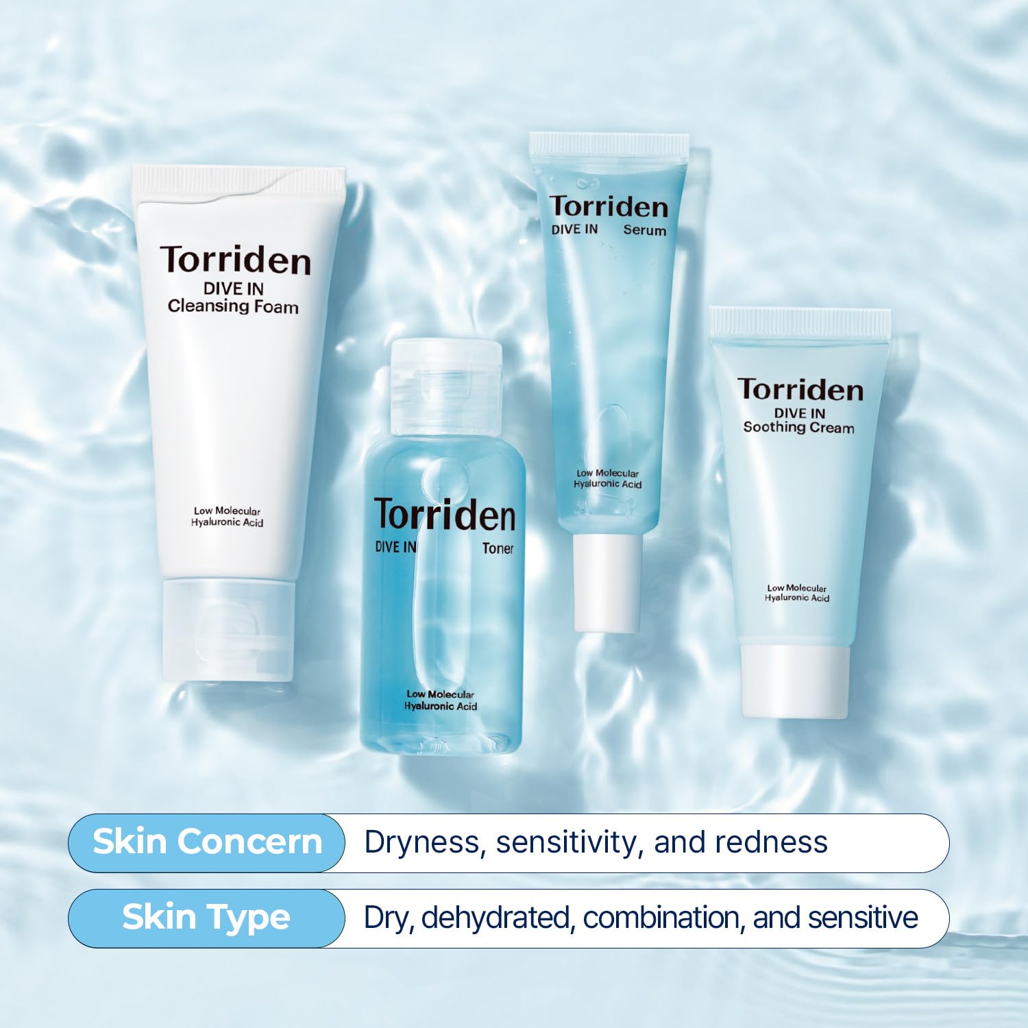 Torriden_Dive In For Men Low Molecular Hyaluronic Acid Skin/Gel Lotion Set (+Skin 30ml+Gel Lotion 20ml)_Koreanskincare