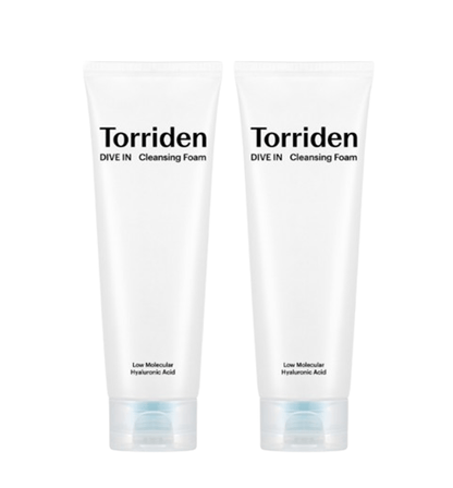 Torriden_Dive In Low Molecular Hyaluronic Acid Cleansing Foam 150mL (150mL+150mL)_Koreanskincare