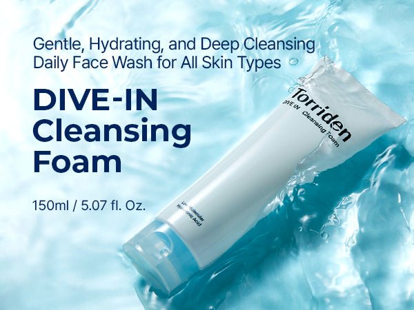 Torriden_Dive In Low Molecular Hyaluronic Acid Cleansing Foam 150mL (150mL+150mL)_Koreanskincare