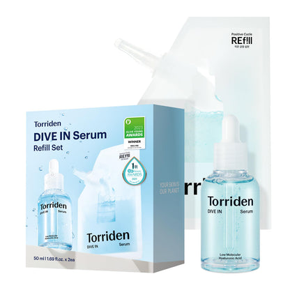 Torriden_Hyaluronic acid Dive - In Serum 50mL Refill Set (+50mL Refill Pack)_Koreanskincare