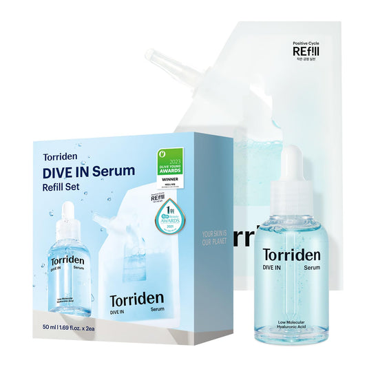 Torriden_Hyaluronic acid Dive - In Serum 50mL Refill Set (+50mL Refill Pack)_Koreanskincare