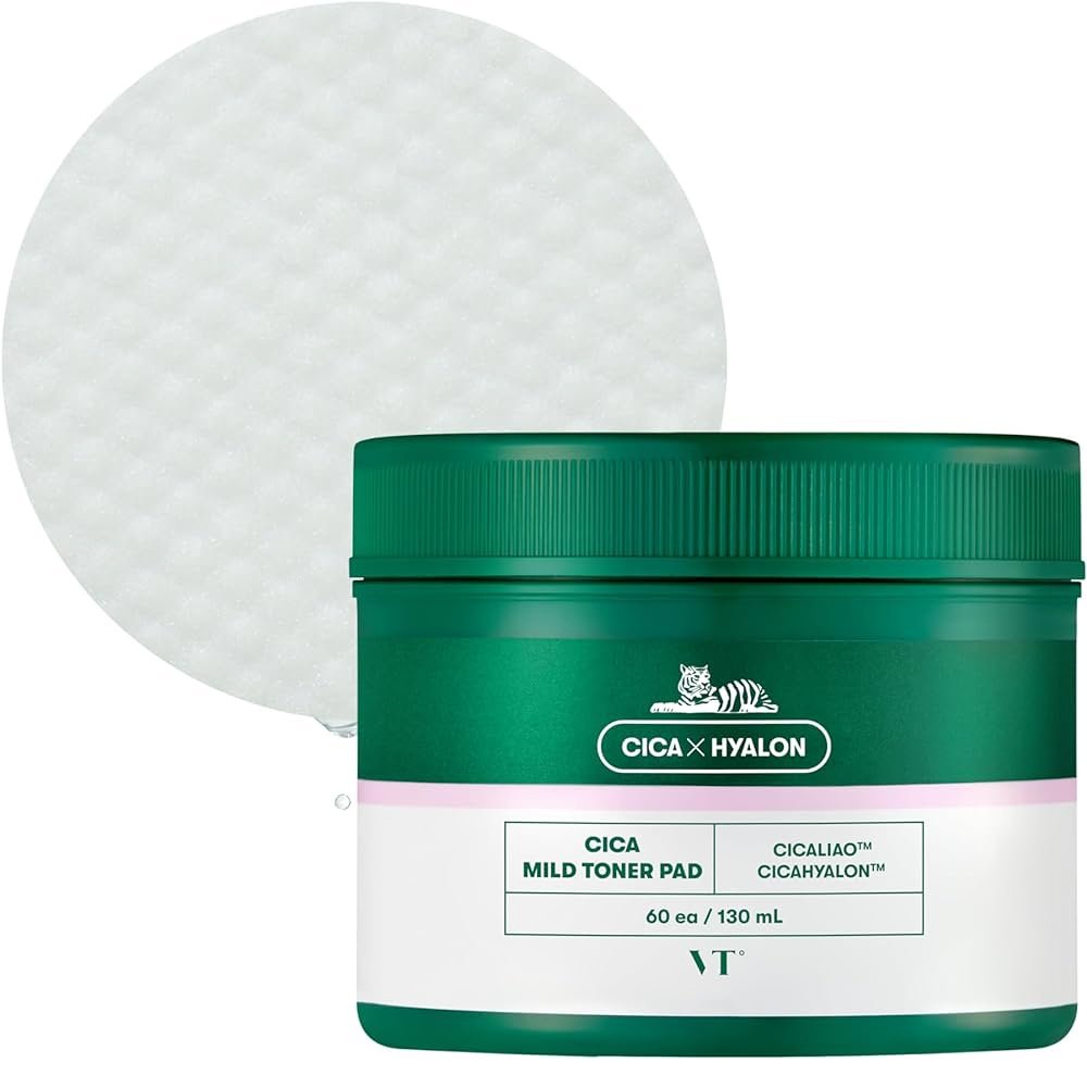 VT Cica Mild Toner Pad 60 Sheets | Koreanskincare