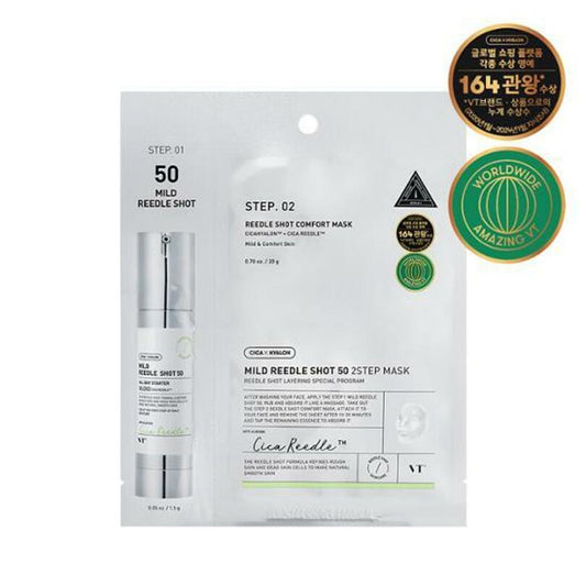 VT Mild Reedle Shot 50 2Step Mask Sheet 1ea_Masks_#product_Daeun