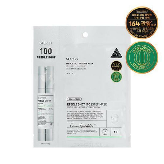 VT Reedle Shot 100 2Step Mask Sheet 1ea_Masks_#product_Daeun