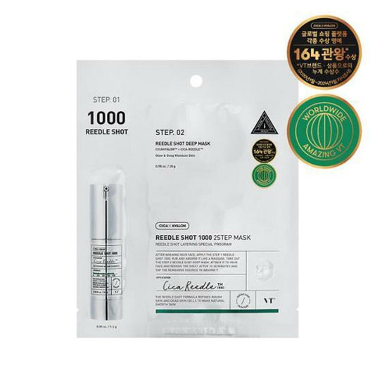 VT Reedle Shot 1000 2Step Mask Sheet 1ea_Masks_#product_Daeun