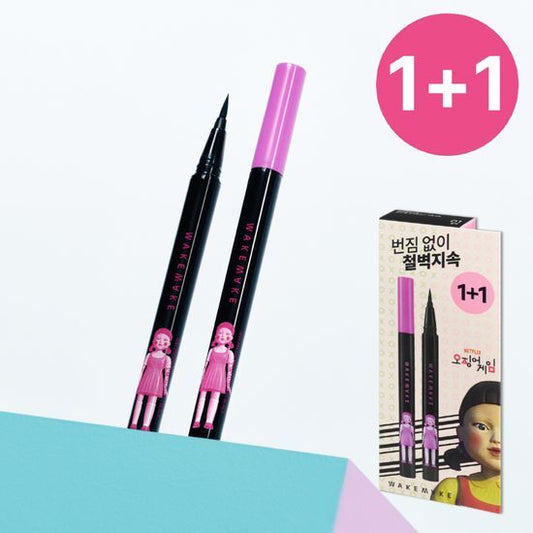 WAKEMAKE_Squid Game Edition Any - Proof Eyeliner 1+1 Set_#Korean Skincare