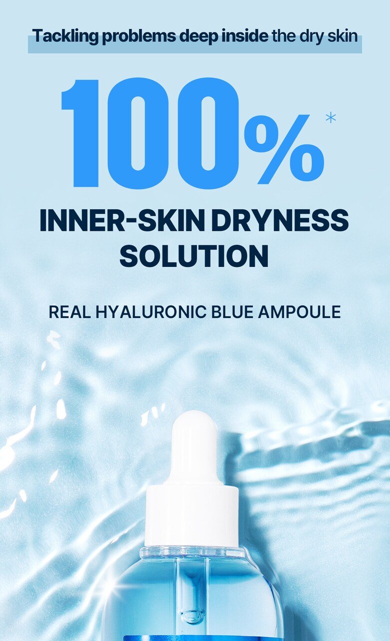 WELLAGE_Real Hyaluronic Blue 100 Ampoule 75mL 1+1_Koreanskincare